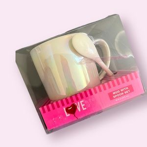 Opalescent Mug with Spoon Gift Set🩷